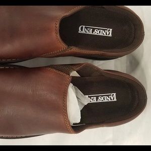 Land End Men’s Leather Mules